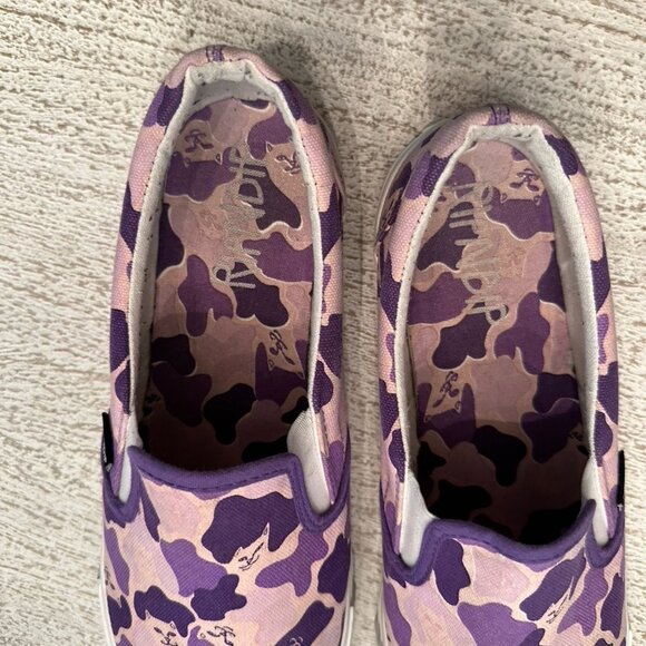 Ripndip Invisible Purple camo shoes size 11 slipons - Picture 5 of 5